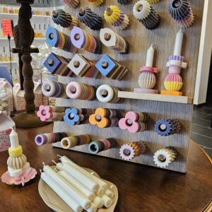 Stapelkaarsen klein incl. 3 vormen